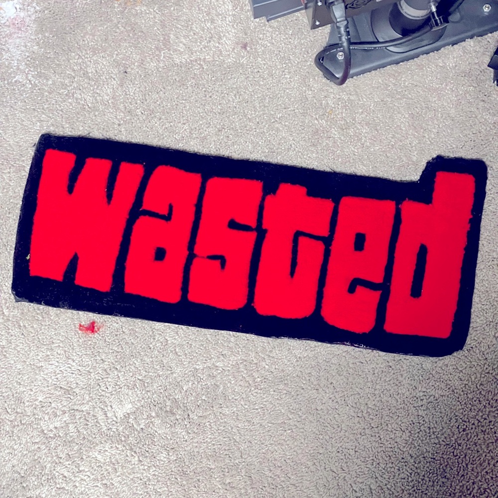 GTA custom tuft rug wasted